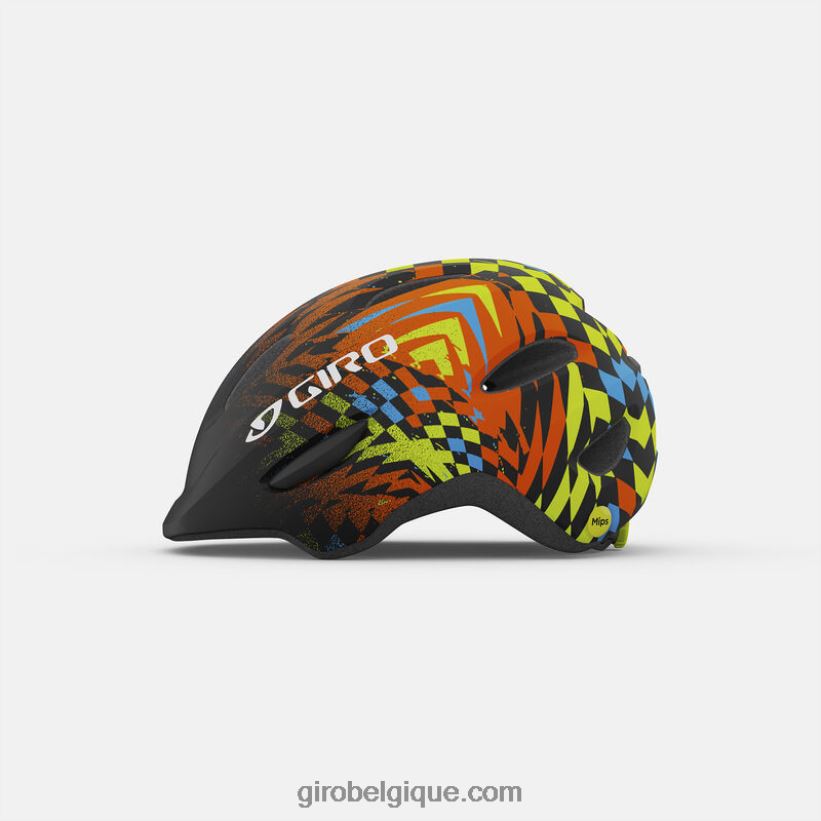 enfants casque scamp mips fondu à carreaux noir mat 2422481494 Giro - Image 2
