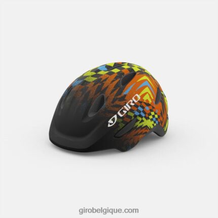 enfants casque scamp mips fondu à carreaux noir mat 2422481494 Giro