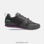 femmes chaussure à lacets tracker noir/violet rétro 242248509 Giro
