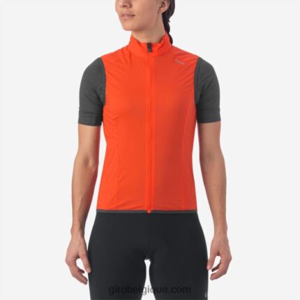 femmes gilet coupe vent chrono expert vermillon 2422481309 Giro