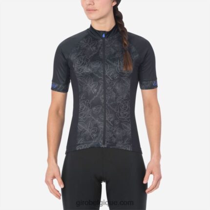 femmes maillot chrono sport fleuri noir 2422481233 Giro