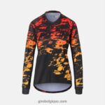femmes maillot ls roust hyperglitch noir 242248730 Giro