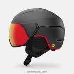 Hommes casque sphérique d'orbite graphite mat/rouge 242248306 Giro