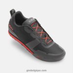 Hommes chaussure à lacets tracker noir/rouge vif 24224823 Giro - Image 2