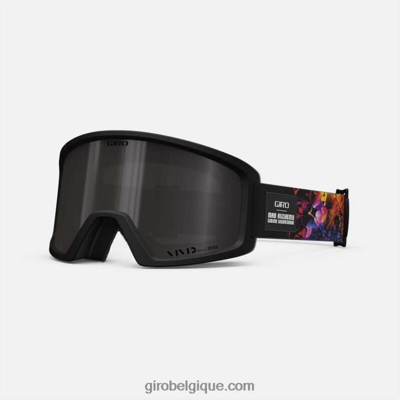 Hommes lunettes de bloc lumière liquide noire/orange 2422481075 Giro - Image 1