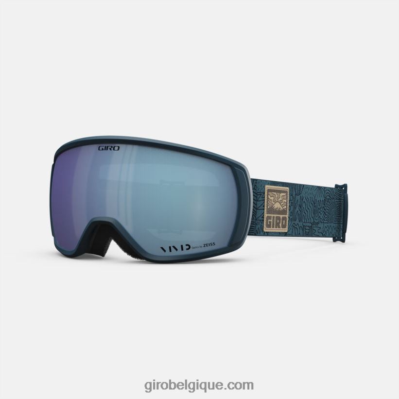 Hommes lunettes d'équilibre grille d'aventure bleue du port 242248648 Giro - Image 1