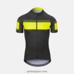 Hommes maillot chrono sport sprint noir/jaune surligné 242248723 Giro