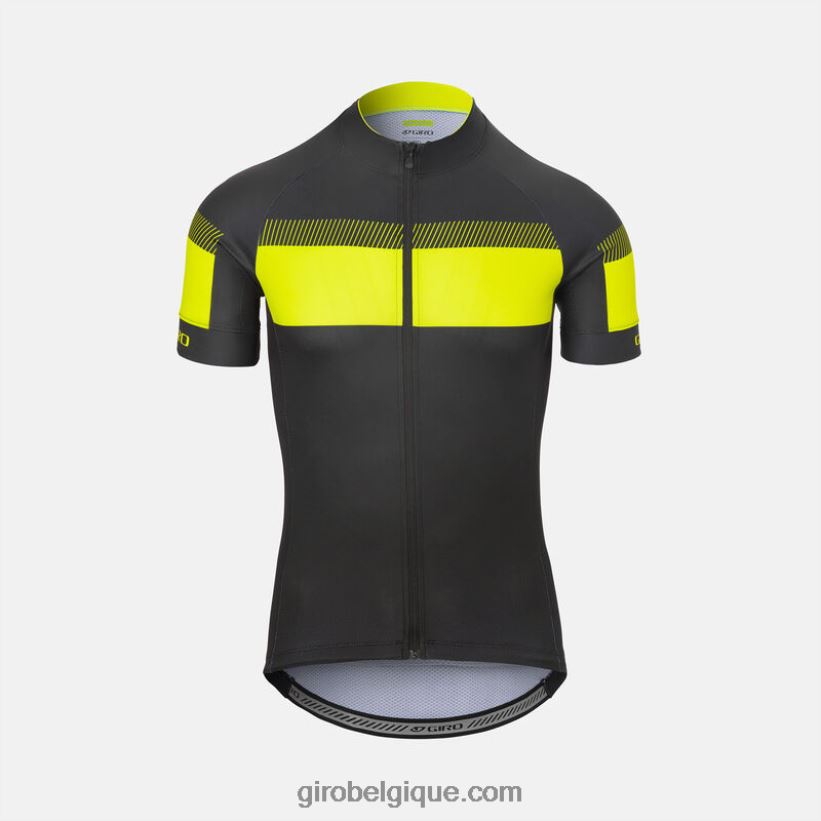 Hommes maillot chrono sport sprint noir/jaune surligné 242248723 Giro - Image 1