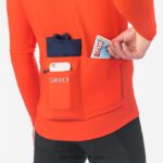 Hommes maillot chrono thermique ls vermillon 242248707 Giro - Image 4