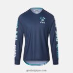 Hommes maillot ls roust ews bleu nuit 242248737 Giro