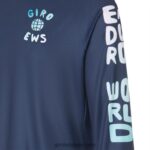 Hommes maillot ls roust ews bleu nuit 242248737 Giro - Image 3