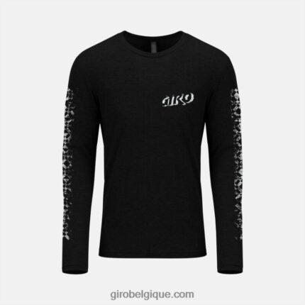 Hommes t-shirt - manches longues sintra noir 242248246 Giro