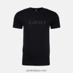 Hommes t-shirt technique - manches courtes logo - noir/gris foncé 2422481041 Giro