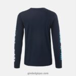Hommes t-shirt technique - manches longues ews bleu nuit 242248260 Giro - Image 2