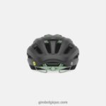 unisexe casque sphérique aries charbon métallisé mat/vert sidéral 24224821 Giro - Image 4