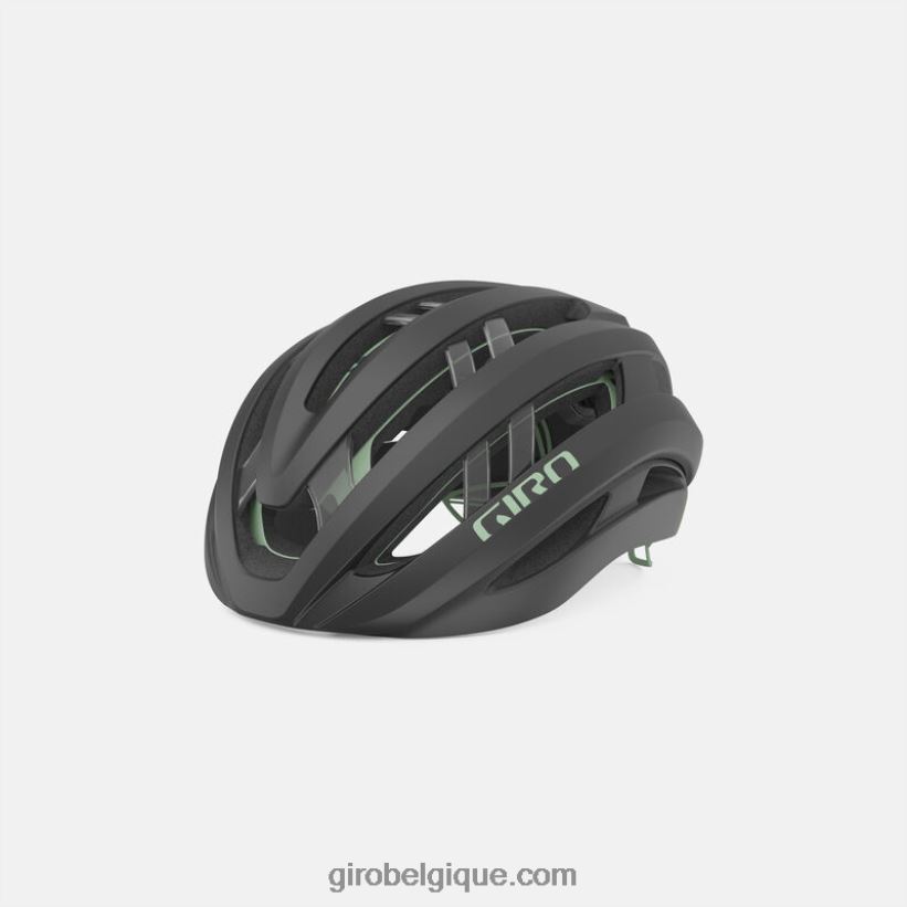 unisexe casque sphérique aries charbon métallisé mat/vert sidéral 24224821 Giro - Image 1