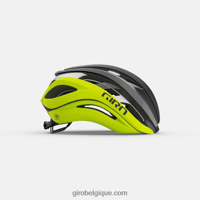 unisexe casque sphérique d'éther fondu noir mat/jaune surligné 242248267 Giro - Image 3
