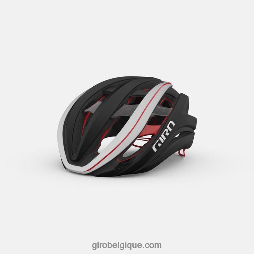 unisexe casque sphérique d'éther noir mat/blanc/rouge vif 242248268 Giro - Image 1