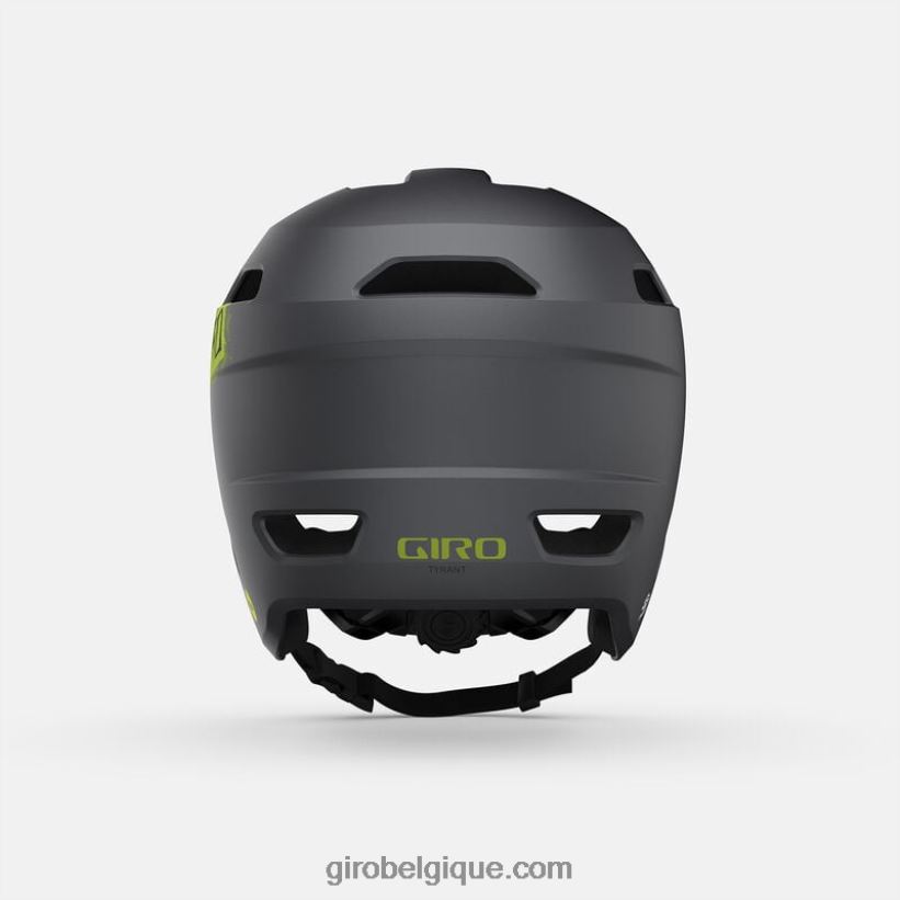 unisexe casque sphérique tyran noir métallisé mat/ano lime 242248283 Giro - Image 4