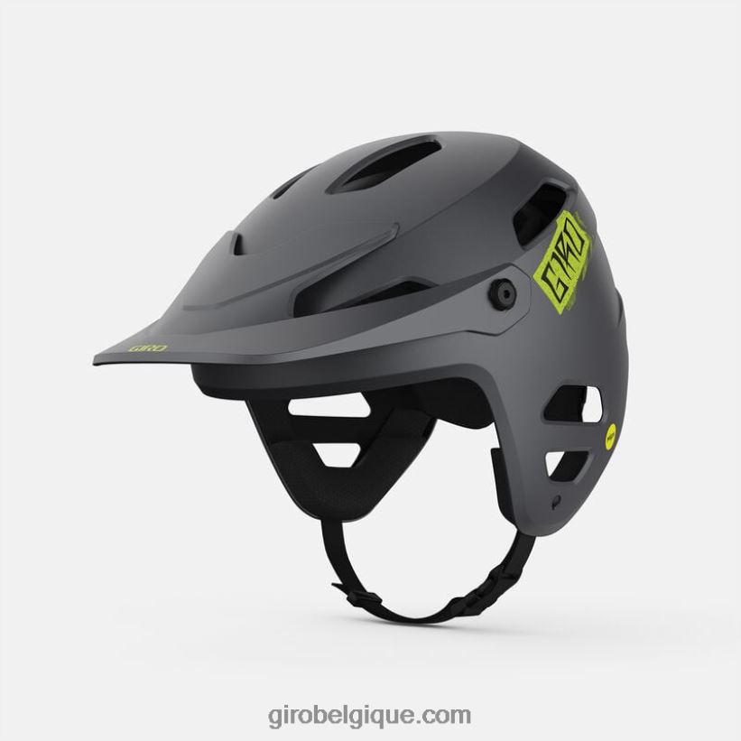 unisexe casque sphérique tyran noir métallisé mat/ano lime 242248283 Giro - Image 1