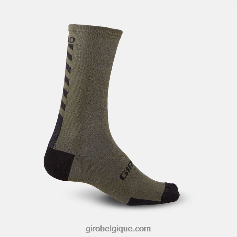 unisexe chaussette en laine mérinos hrc+ mil spec olive/noir 242248914 Giro - Image 1