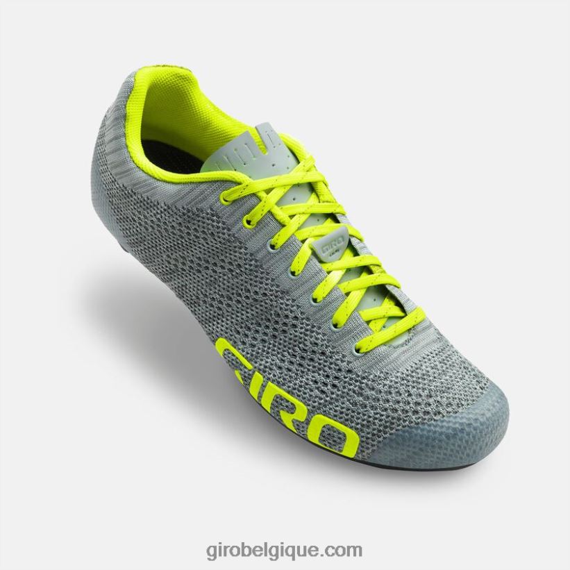 unisexe chaussure en tricot empire e70 gris chiné/jaune surligné 2422481068 Giro - Image 2