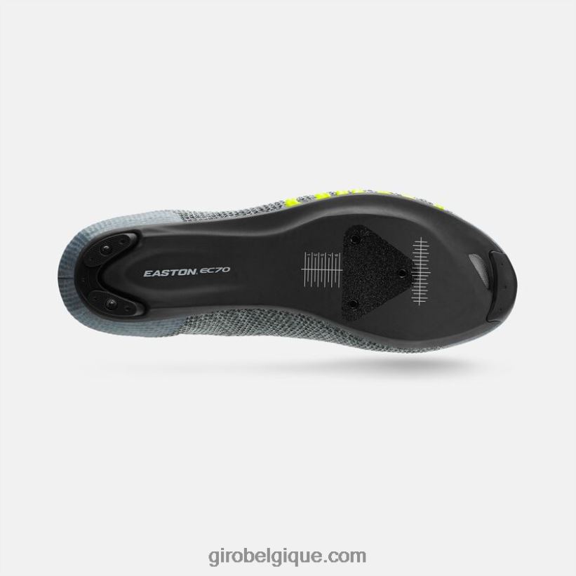 unisexe chaussure en tricot empire e70 gris chiné/jaune surligné 2422481068 Giro - Image 3